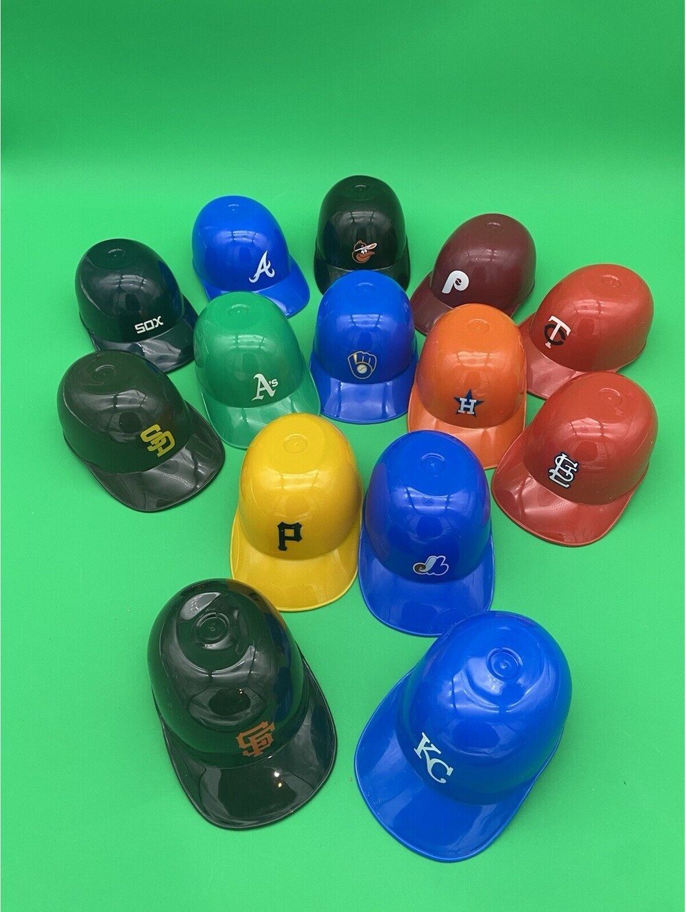 Laich Lot of 14 Different MLB Team Helmet Ice Cream Bowls - Y2K